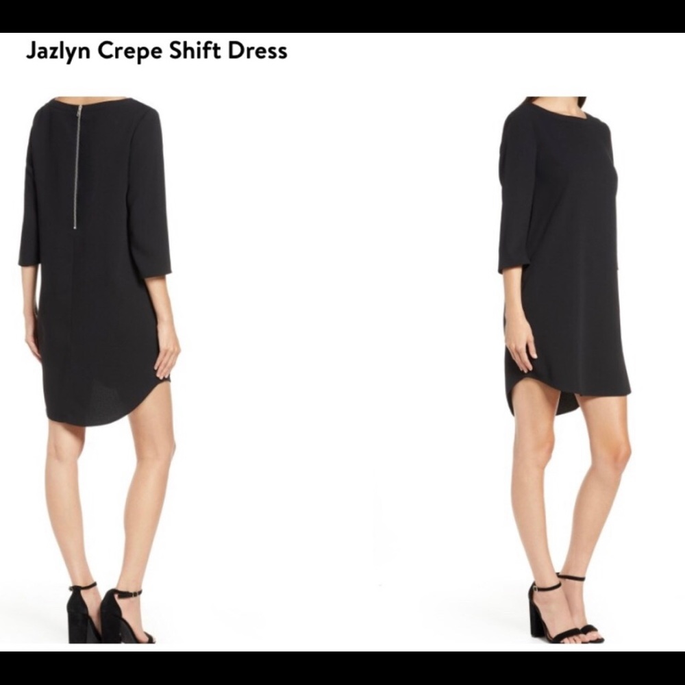 NWT XS BB Dakota Black Shift Dress